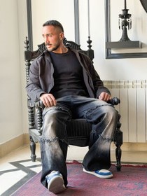 تصویر تیشرت ورزشی Fit-shert کبریتی مشکی 