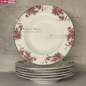 تصویر بشقاب خورشت خوری آران چینی زرین 