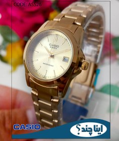 تصویر ست ساعت زنانه و مردانه کاسیو تاریخدار ساعت CASIO کد ASS26 