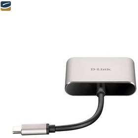 تصویر مبدل USB-C به HDMI و VGA دی-لینک مدل DUB-V210 