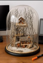 تصویر چراغ خواب حبابی کریسمسی 