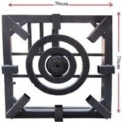 تصویر اجاق گاز پلوپز پروفیلی 3 شعله 70سانت کوره دار 