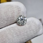 تصویر نگین سنگ مویزانایت پاک همراه با شناسنامه (لیزر پرینت دارد)کد 36865 