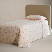 تصویر روکش تخت پنبه‌ای با طرح سگ درخشان از برند زارا 