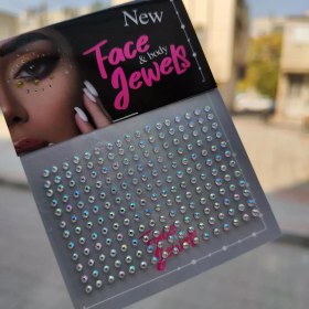 تصویر نگین میکاپ رنگین کمانی ریز کد 13 