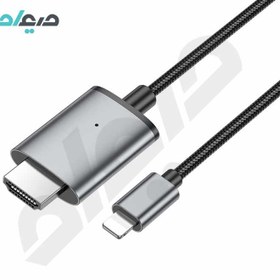 تصویر کابل مبدل لایتنینگ به hdmi هوکو مدل UA27 HOCO UA27 IPHONE TO HDMI TV 2m