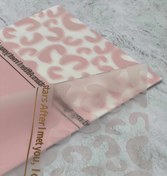 تصویر کاغذ ضدآب گل آرایی بسته ۲۰ برگی طرح دار صورتی مدل bb-02 