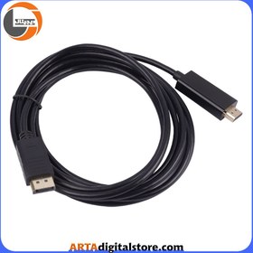 تصویر کابل تبدیل DISPLAY PORT به HDMI رویال طول 3 متر ROYAL DISPLAY PORT TO HDMI CABLE 3m