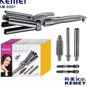 تصویر اتو مو کیمی مدل KM9207 ۴ کاره 