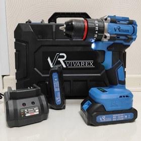 تصویر دریل شارژی 18 ولت چکشی براشلس ویوارکس کد VR1810V-IBL VR1810V VIVAREX