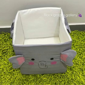 تصویر باکس نظم دهنده(ارگانایزر)مکعبی-فیل-سایز 40 