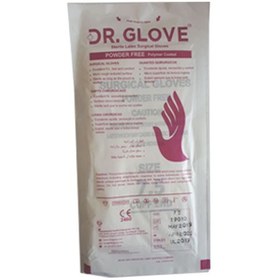 تصویر دستکش استریل جراحی لاتکس بدون پودر ۵۰ جفتی Dr Glove 