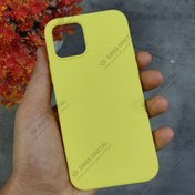 تصویر قاب گوشی iPhone 12 Pro طرح سیلیکون Fashion Color - زرد 