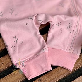 تصویر سرهم زیپی دخترانه طرح گوزن 