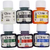 تصویر رنگ ویترای وستا (Vitrail) بسته 6 عددی حجم 40 میلی لیتر 
