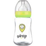 تصویر شیشه شیر مدل کلاسیک دهانه عریض (280ml) برند ناوی بیبی 