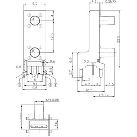 تصویر میکروسوئیچ دوبل 