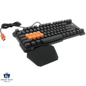 تصویر کیبورد مخصوص بازی ایفورتک مدل b700 A4TECH Light strike Gaming Keyboard B700