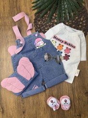 تصویر ست تیشرت و بیلر شوارکی بال فرشته 