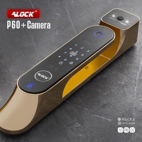 تصویر دستگیره چشمی دار و قفل اثر انگشتی دیجیتال ALOCK مدل P60+ Camera G 2023 