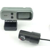 تصویر دوربین ثبت وقایع خودرو دو دوربین استیلاک مدل Q6 با کیفیت 4K 