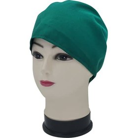 تصویر کلاه پارچه ایی جراح سبز 