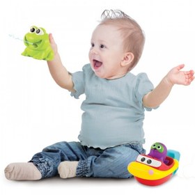 تصویر اسباب بازی حمام کودک طرح قایق کششی Winfun - WFN007116 