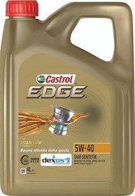 تصویر روغن و مکمل موتور EDGE 5W 40 4LT 2024 تولید کاسترول اورجینال Castrol 