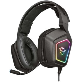 تصویر هدست گیمینگ باسیم 7.1 تراست مدل GXT 450 BLIZZ Trust GXT 450 BLIZZ RGB 7.1 VIRTUAL SURROUND SOUND GAMING HEADSET