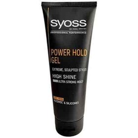 تصویر ژل مو یونانی سایوس Syoss Power Hold Gel حالت دهنده قوی 250 میل 