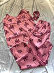 تصویر ست تاپ و شلوار ساتن 