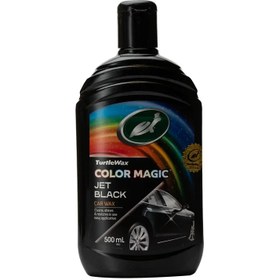 تصویر پولیش واکس بدنه خودرو ترتل واکس مدل COLOR MAGIC JET BLACK حجم 500 میلی لیتر 