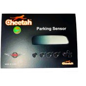 تصویر مانیتور آینه ای همراه با سنسور دنده عقب برند چیتا مدل S6500 REARVIEW MIRROR MONITOR and PARKING SENSOR CHEETAH