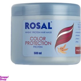 تصویر ماسک مو رزال (Rosal) مدل Color Protection حجم 500 میلی لیتر 