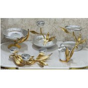 تصویر سرویس پذیرایی سانسوریا ۵ تکه دو رنگ 