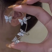 تصویر گوشواره ایرکاف پروانه 