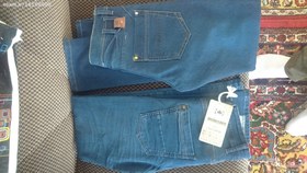 تصویر دو عدد شلوار جین نو ( شلوار لی ) ا سایز 32 ایرانی و 42 خارجی سایز 32 ایرانی و 42 خارجی