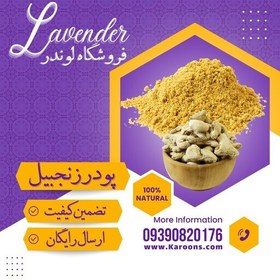 تصویر پودر زنجبیل اسیاب شده (80گرم) فروشگاه لوندر 