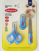 تصویر ست نانخنگیر و قیچی - آبی Baby Nail Care Set (Clipper and Scissors)