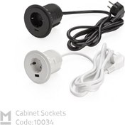 تصویر پریز توکار کد ۱۰۰۳۴ ملونی 