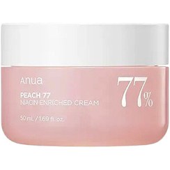 تصویر کرم آبرسان و تغذیه کننده هلو نياسين 77درصد آنوا مدل Anua Peach 77% Niacin Enriched Cream Anua Peach 77% Niacin Enriched Cream 50ml