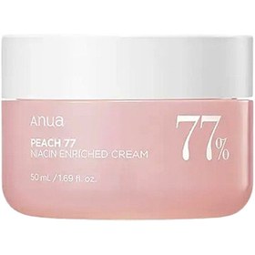 تصویر کرم آبرسان و تغذیه کننده هلو نياسين 77درصد آنوا مدل Anua Peach 77% Niacin Enriched Cream Anua Peach 77% Niacin Enriched Cream 50ml