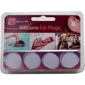 تصویر گوش گیر سیلیکونی اسپنکو ژل 4 عددی Spenco Gel Silicone Ear Plug 4Pcs