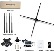 تصویر فن هولوگرام سه بعدی مدل HF100CMHD 