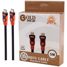 تصویر کابل تصویر HDMI گلد اسکار GOLD OSCAR 4k×2k متراژ 5 متر 