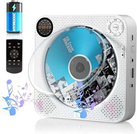 تصویر سی دی پلیر شارژی FELEMAN مدل MPD001W 