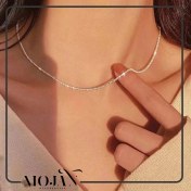 تصویر گردنبند استیل ۴۵ سانتیمتر کد ۱۱۱۳ 