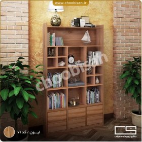 تصویر کتابخانه کمد دار 