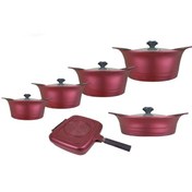 تصویر سرویس قابلمه دسینی مدل ونزا ۱۲ پارچه گرانیتی 