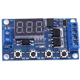 تصویر ماژول تایمر با رله TIMER MODULE RELLEY 5FUNCTION 